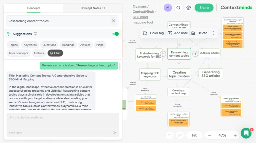 ContextMinds AI Writer