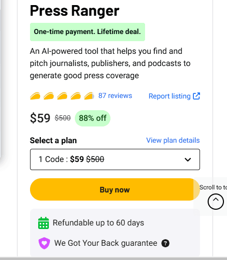 Press Ranger Lifetme Deal, Review & Appsumo Offer-2025