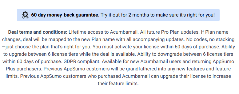 Acumbamail lifetime deal