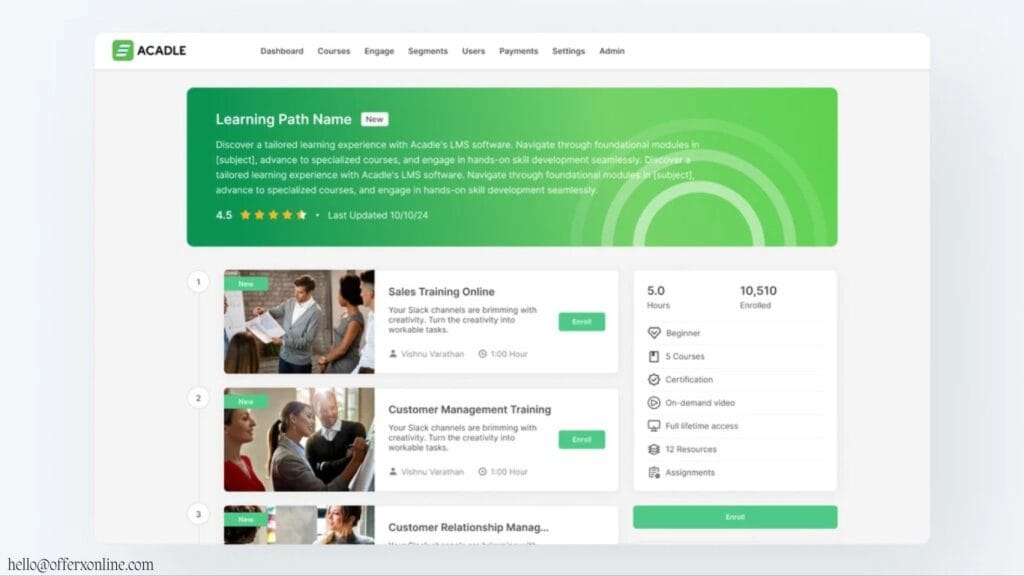 Acadle Review Software Lifetime Deal