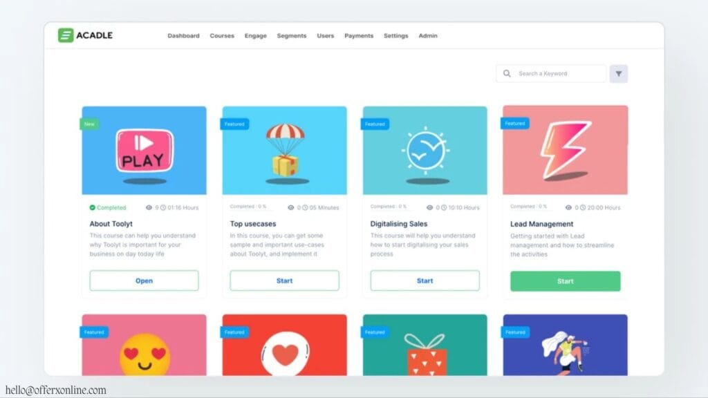 Acadle Review Software Lifetime Deal