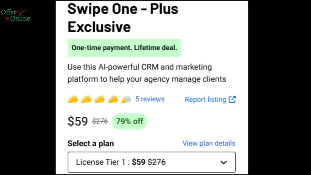 Swipe One Reviews Software