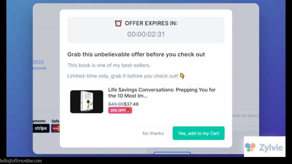 Zylvie Review-High Converting Cart Software